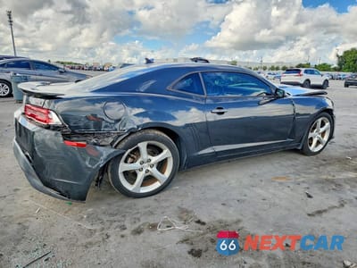 Trzecie zdjęcie samochodu z tyłu: 2015 CHEVROLET CAMARO LT VIN:2G1FD1E39F9164801 - miniatura