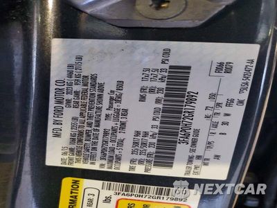 Zdjęcie 12 z 12 samochodu: 2016 FORD FUSION SE VIN:3FA6P0H72GR179892 - miniatura