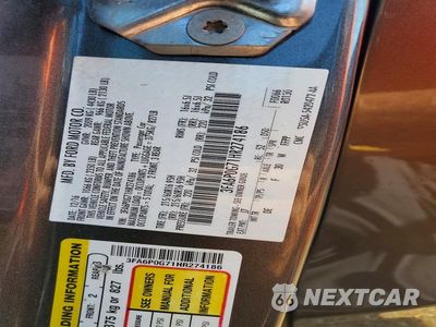 Zdjęcie 13 z 13 samochodu: 2017 FORD FUSION S VIN:3FA6P0G71HR274186 - miniatura