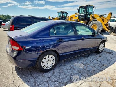 Trzecie zdjęcie samochodu z tyłu: 2009 HONDA CIVIC VP VIN:2HGFA15389H512308 - miniatura
