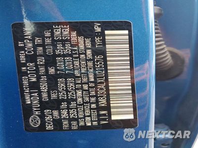 Zdjęcie 14 z 14 samochodu: 2020 HYUNDAI TUCSON SEL VIN:KM8J3CALXLU215576 - miniatura