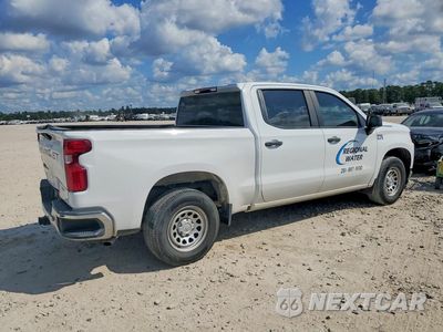 Trzecie zdjęcie samochodu z tyłu: 2021 CHEVROLET SILVERADO C1500 VIN:3GCPWAEH5MG109881 - miniatura