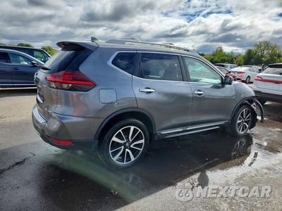 Trzecie zdjęcie samochodu z tyłu: 2019 NISSAN ROGUE SL VIN:5N1AT2MV6KC747614 - miniatura