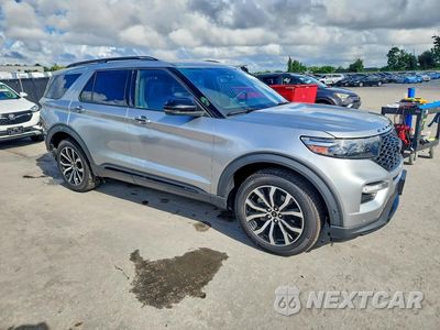 Czwarte zdjęcie samochodu z boku: 2020 FORD EXPLORER ST VIN:1FM5K8GC5LGC06002 - miniatura