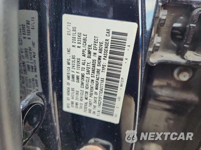 Zdjęcie 13 z 13 samochodu: 2012 HONDA ACCORD EX VIN:1HGCP2F77CA077165 - miniatura