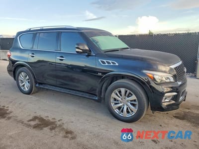 Czwarte zdjęcie samochodu z boku: 2017 INFINITI QX80 BASE VIN:JN8AZ2NEXH9154818 - miniatura