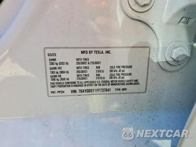 Zdjęcie 13 z 13 samochodu: 2023 TESLA MODEL Y VIN:7SAYGDEF1PF737841 - miniatura