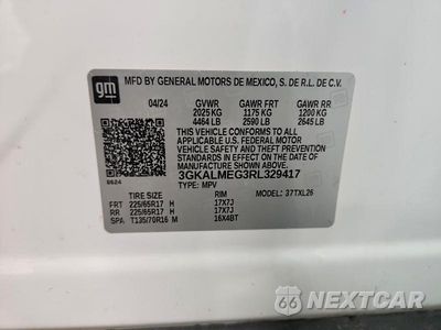 Zdjęcie 13 z 13 samochodu: 2024 GMC TERRAIN SLE VIN:3GKALMEG3RL329417 - miniatura