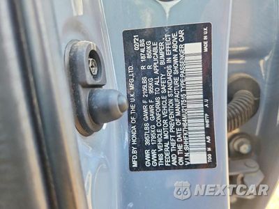 Zdjęcie 12 z 12 samochodu: 2021 HONDA CIVIC EX VIN:SHHFK7H64MU217515 - miniatura