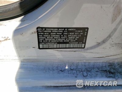 Zdjęcie 12 z 12 samochodu: 2017 VOLKSWAGEN PASSAT SE VIN:1VWBT7A35HC032144 - miniatura