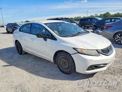 Czwarte zdjęcie samochodu z boku: 2014 HONDA CIVIC LX VIN:19XFB2F50EE224743 - miniatura