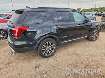 Trzecie zdjęcie samochodu z tyłu: 2017 FORD EXPLORER PLATINUM VIN:1FM5K8HT0HGC76142 - miniatura