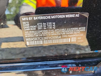 Zdjęcie 12 z 12 samochodu: 2019 BMW 330XI VIN:WBA5R7C53KFH26964 - miniatura