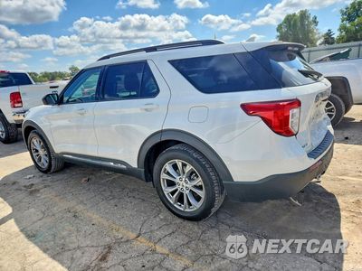 Drugie zdjęcie samochodu z przodu: 2021 FORD EXPLORER XLT VIN:1FMSK8DH0MGB16678 - miniatura