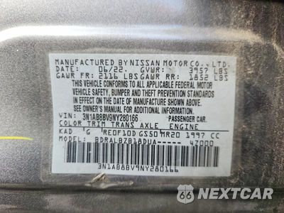 Zdjęcie 13 z 13 samochodu: 2022 NISSAN SENTRA S VIN:3N1AB8BV9NY280166 - miniatura