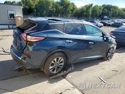 Trzecie zdjęcie samochodu z tyłu: 2016 NISSAN MURANO SV VIN:5N1AZ2MH0GN139284 - miniatura