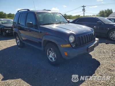 Czwarte zdjęcie samochodu z boku: 2006 JEEP LIBERTY SPORT VIN:1J4GL48K06W190157 - miniatura