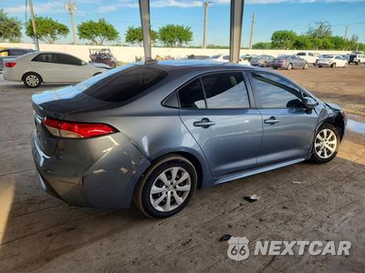 Trzecie zdjęcie samochodu z tyłu: 2021 TOYOTA COROLLA LE VIN:JTDEPMAE3MJ187768 - miniatura