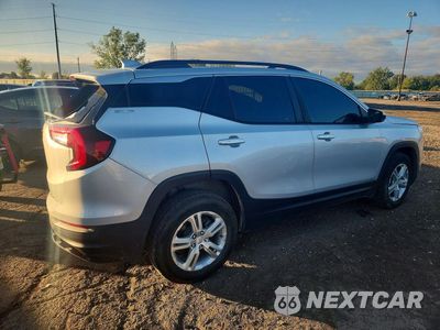 Trzecie zdjęcie samochodu z tyłu: 2022 GMC TERRAIN SLE VIN:3GKALTEV0NL146236 - miniatura