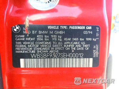 Zdjęcie 12 z 12 samochodu: 1995 BMW M3 VIN:WBSBF9327SEH00012 - miniatura