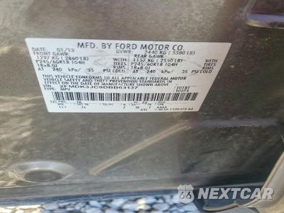 Zdjęcie 13 z 13 samochodu: 2013 FORD EDGE SEL VIN:2FMDK3JC9DBB63137 - miniatura