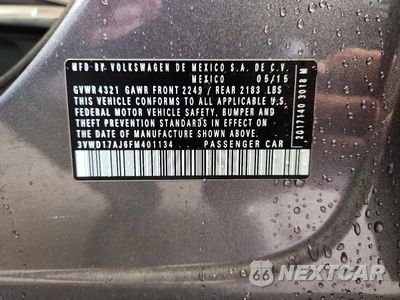 Zdjęcie 12 z 12 samochodu: 2015 VOLKSWAGEN JETTA SE VIN:3VWD17AJ6FM401134 - miniatura