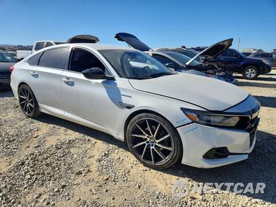 Czwarte zdjęcie samochodu z boku: 2022 HONDA ACCORD HYBRID SPORT VIN:1HGCV3F24NA041016 - miniatura