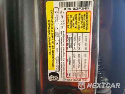 Zdjęcie 13 z 13 samochodu: 2015 FORD F150 SUPERCREW VIN:1FTFW1EG0FFA27015 - miniatura