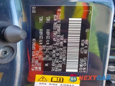 Zdjęcie 13 z 13 samochodu: 2015 LEXUS NX 300H BASE VIN:JTJYWRBZ9F2008190 - miniatura