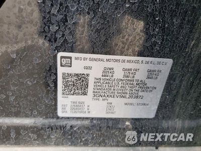 Zdjęcie 13 z 13 samochodu: 2022 CHEVROLET EQUINOX LT VIN:3GNAXKEV5NL203872 - miniatura