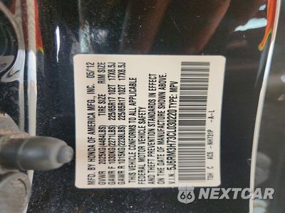 Zdjęcie 13 z 13 samochodu: 2012 HONDA CR-V EXL VIN:5J6RM3H73CL030220 - miniatura