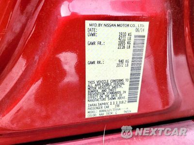 Zdjęcie 12 z 12 samochodu: 2015 NISSAN ALTIMA 2.5 S VIN:1N4AL3AP4FC111382 - miniatura