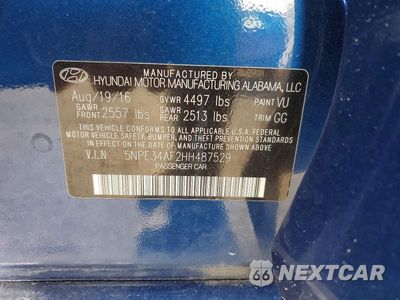 Zdjęcie 12 z 12 samochodu: 2017 HYUNDAI SONATA SPORT VIN:5NPE34AF2HH487529 - miniatura