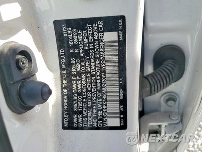 Zdjęcie 13 z 13 samochodu: 2021 HONDA CIVIC SPORT TOURING VIN:SHHFK7H95MU213077 - miniatura