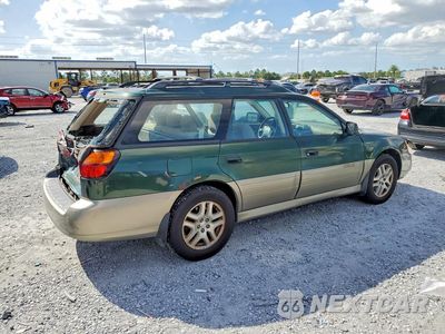 Trzecie zdjęcie samochodu z tyłu: 2000 SUBARU LEGACY OUTBACK VIN:4S3BH6656Y7617400 - miniatura