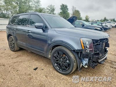 Czwarte zdjęcie samochodu z boku: 2022 KIA TELLURIDE EX VIN:5XYP3DHCXNG237690 - miniatura