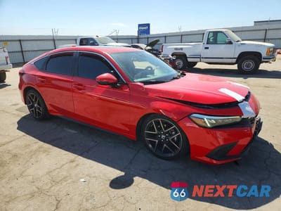 Czwarte zdjęcie samochodu z boku: 2022 HONDA CIVIC SPORT TOURING VIN:19XFL1H8XNE002192 - miniatura