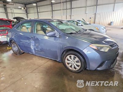 Czwarte zdjęcie samochodu z boku: 2014 TOYOTA COROLLA LE VIN:5YFBURHE5EP002972 - miniatura