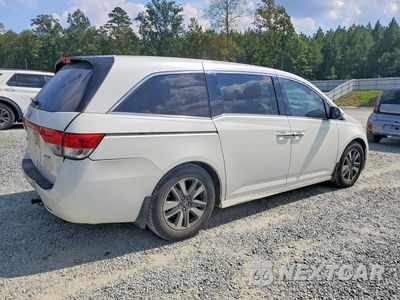Trzecie zdjęcie samochodu z tyłu: 2016 HONDA ODYSSEY TOURING VIN:5FNRL5H92GB105035 - miniatura