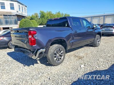 Trzecie zdjęcie samochodu z tyłu: 2022 CHEVROLET SILVERADO K1500 LT VIN:3GCUDDED7NG621022 - miniatura