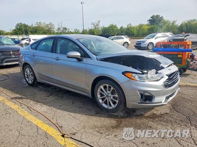 Czwarte zdjęcie samochodu z boku: 2020 FORD FUSION SE VIN:3FA6P0HD5LR132369 - miniatura