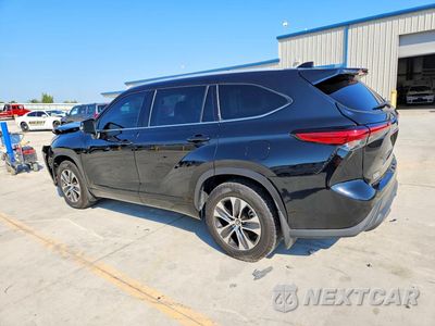 Drugie zdjęcie samochodu z przodu: 2022 TOYOTA HIGHLANDER XLE VIN:5TDGZRBH1NS202149 - miniatura