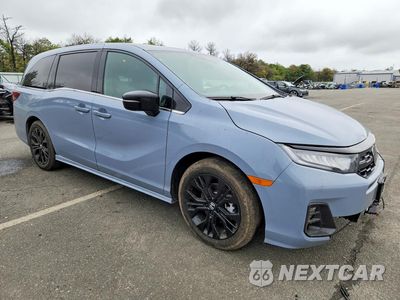 Czwarte zdjęcie samochodu z boku: 2026 HONDA ODYSSEY SPORT-L VIN:5FNRL6H72TB036751 - miniatura