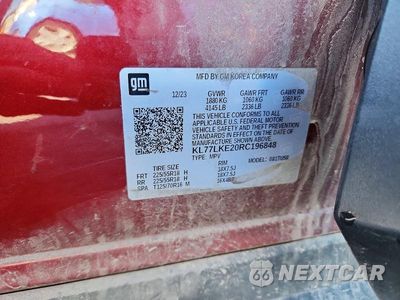 Zdjęcie 12 z 12 samochodu: 2024 CHEVROLET TRAX ACTIV VIN:KL77LKE20RC196848 - miniatura