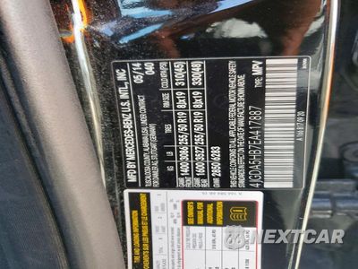 Zdjęcie 13 z 13 samochodu: 2014 MERCEDES-BENZ ML 350 4MATIC VIN:4JGDA5HB7EA417887 - miniatura