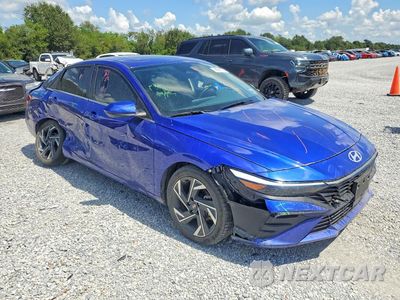 Czwarte zdjęcie samochodu z boku: 2024 HYUNDAI ELANTRA SEL VIN:KMHLS4DGXRU795677 - miniatura