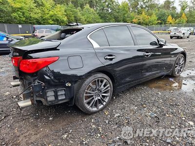Trzecie zdjęcie samochodu z tyłu: 2016 INFINITI Q50 RED SPORT 400 VIN:JN1FV7AR0GM452098 - miniatura