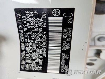 Zdjęcie 12 z 12 samochodu: 2021 TOYOTA COROLLA LE VIN:JTDEAMDE5MJ020874 - miniatura