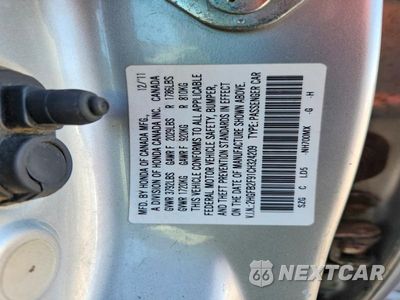 Zdjęcie 12 z 12 samochodu: 2012 HONDA CIVIC EXL VIN:2HGFB2F91CH324209 - miniatura