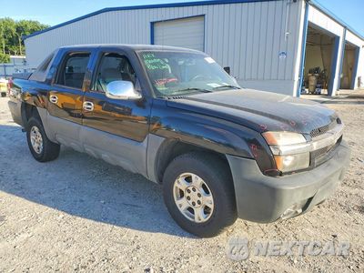 Czwarte zdjęcie samochodu z boku: 2002 CHEVROLET AVALANCHE K1500 VIN:3GNEK13T12G186245 - miniatura